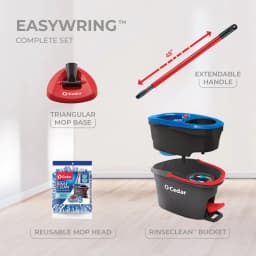 O Cedar Rinseclean Spin Mop and Bucket System - Thumbnail 12