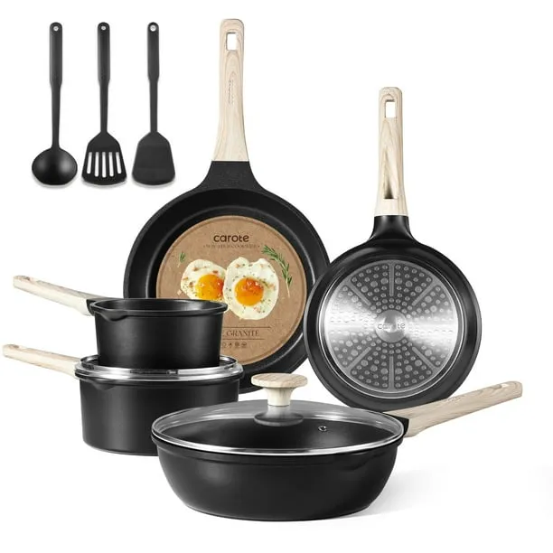 Carote Nonstick Cookware Set 10 Piecekitchen Pots