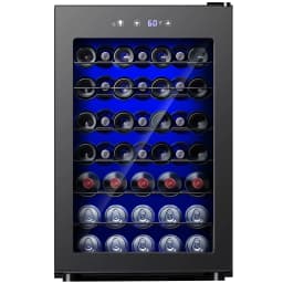 Simzlife 45 Bottle Wine Cooler Refrigeratorbuilt - Thumbnail 1