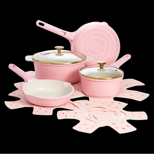 Paris Hilton 10 Piece Clean Ceramic Nonstick