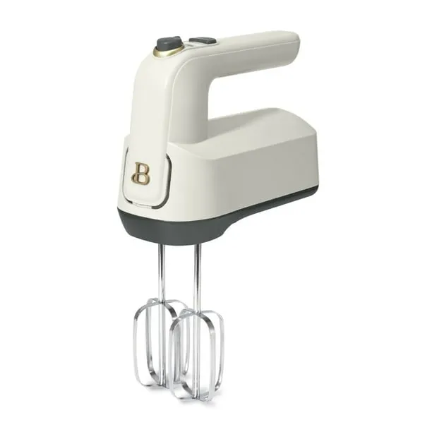 Beautiful 6 Speed Electric Hand Mixer White Icing