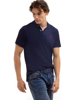 Us Polo Assn Men's Performance Pique Polo Shirt - Thumbnail 2