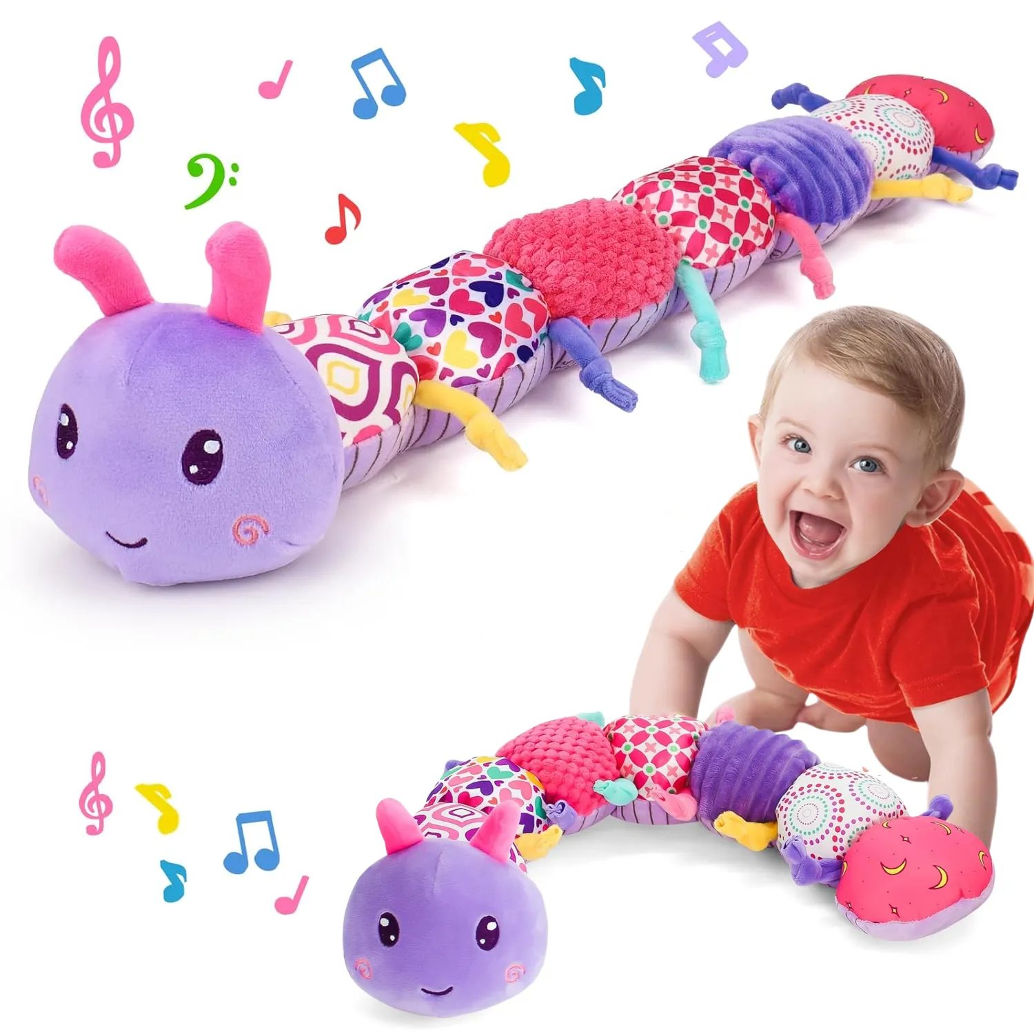 Btepsga Baby Boy Toys 0 6 Months Baby Soft Stuffed