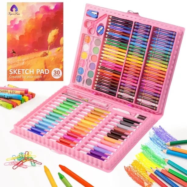 Art Supplies 151 Piece Drawing Art Kit Child Gifts