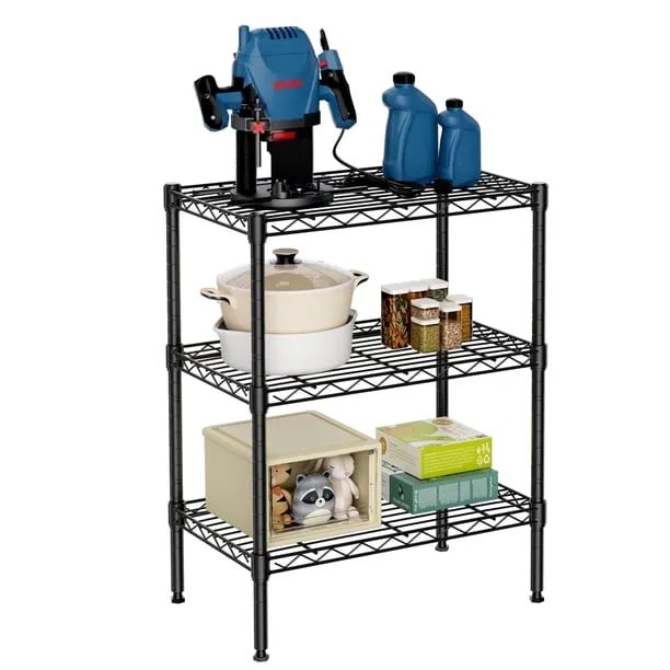 Edx 3 Tier Storage Shelf Unit31 Inch Metal Wire