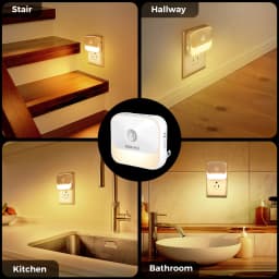 Zisuyu 2 Pack Dimmable Motion Sensor LED Night - Thumbnail 3