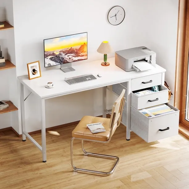 Casacomoda 48 Inch Computer Desk with Fabric