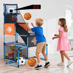 Vrogtik Electronic Basketball Set Arcade Hoop - Thumbnail 1