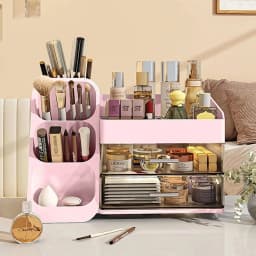 Baodeli Makeup Organizer with Brush Holder for - Thumbnail 6