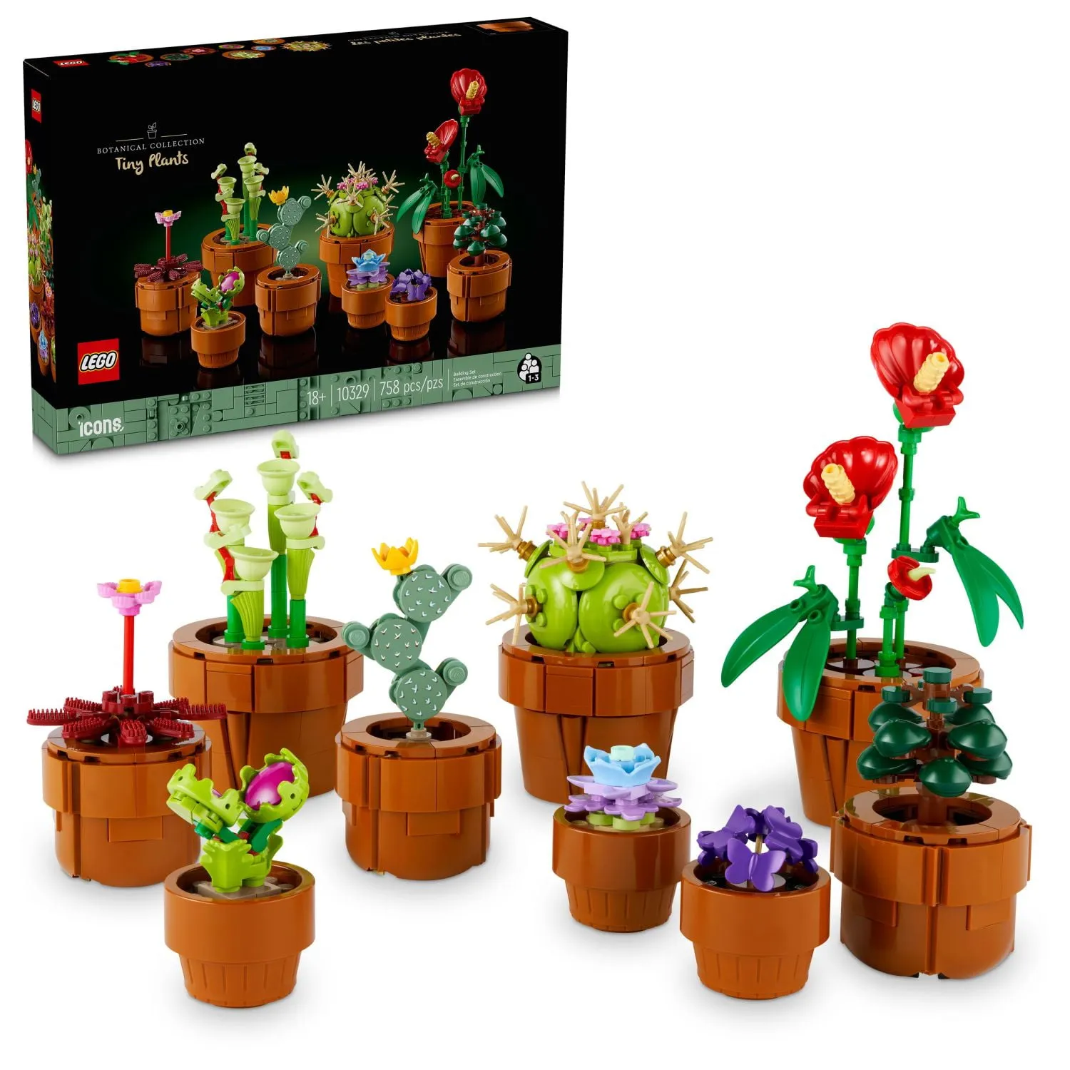 Lego Botanicals Tiny Plants Artificial Fake Indoor