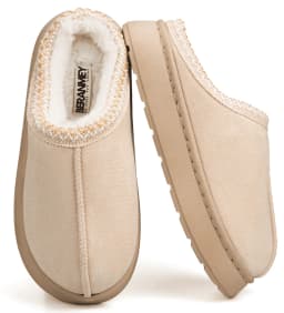 Beranmey Cozy Platform Fuzzy Slippers for Women - Thumbnail 1