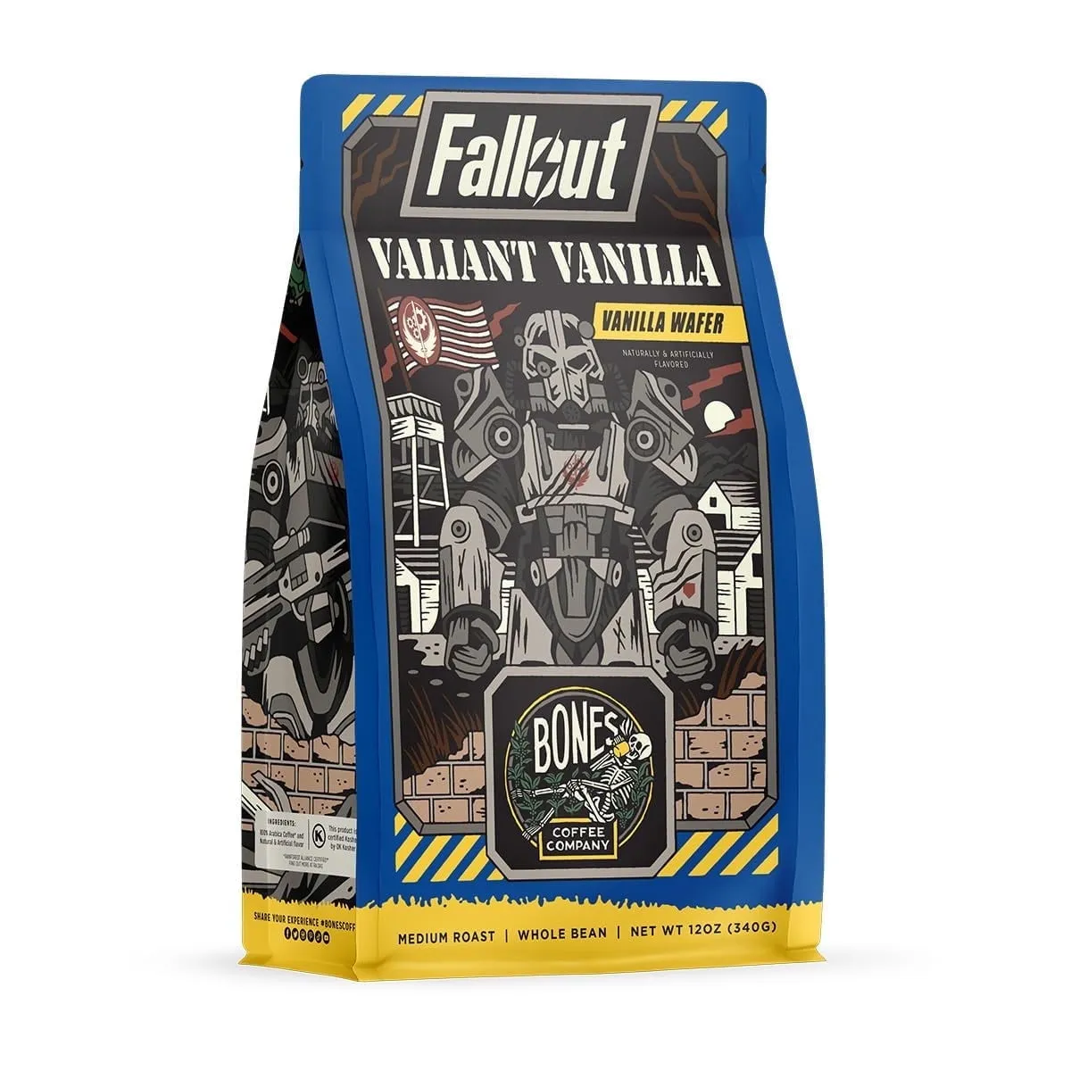 Bones Coffee Company Valiant Vanilla Flavored