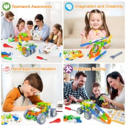 Moontoy 12 in 1 Stem Toys for 4 5 6 7 8 Year Old - Thumbnail 5