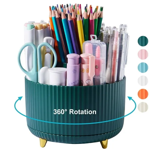 Lolocor 5 Compartment Desktop Organizer and Pen