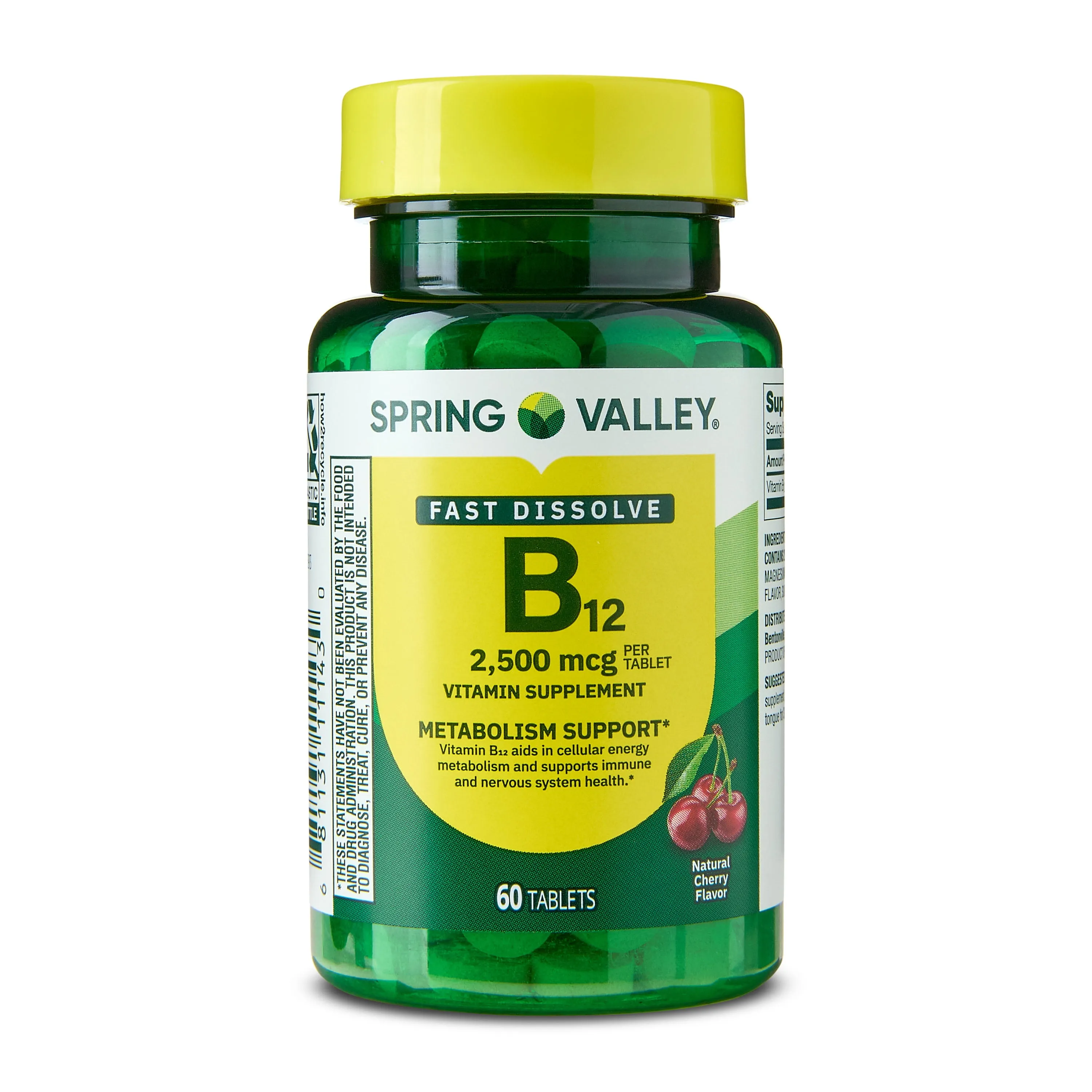 Spring Valley Vitamin B12 Quick Dissolve Tablets