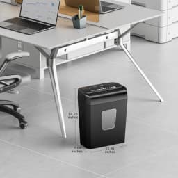 Bonsaii C277 B 6 Sheet Cross Cut Paper Shredder - Thumbnail 4