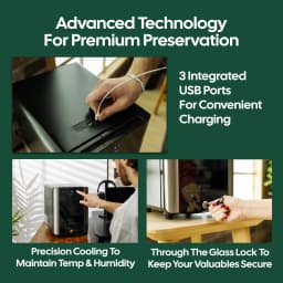 Essential Cooler Mini Fridge with Temp and - Thumbnail 3