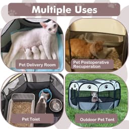Large Cat Playpen Dog Playpen Cat Tent Puppy - Thumbnail 3