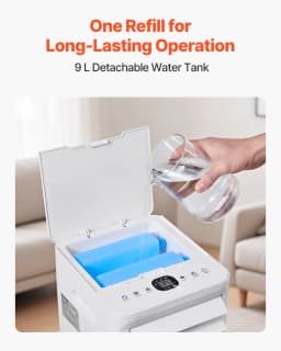 Vevor Portable Air Conditioner 9L 550 Cfm Swamp - Thumbnail 4