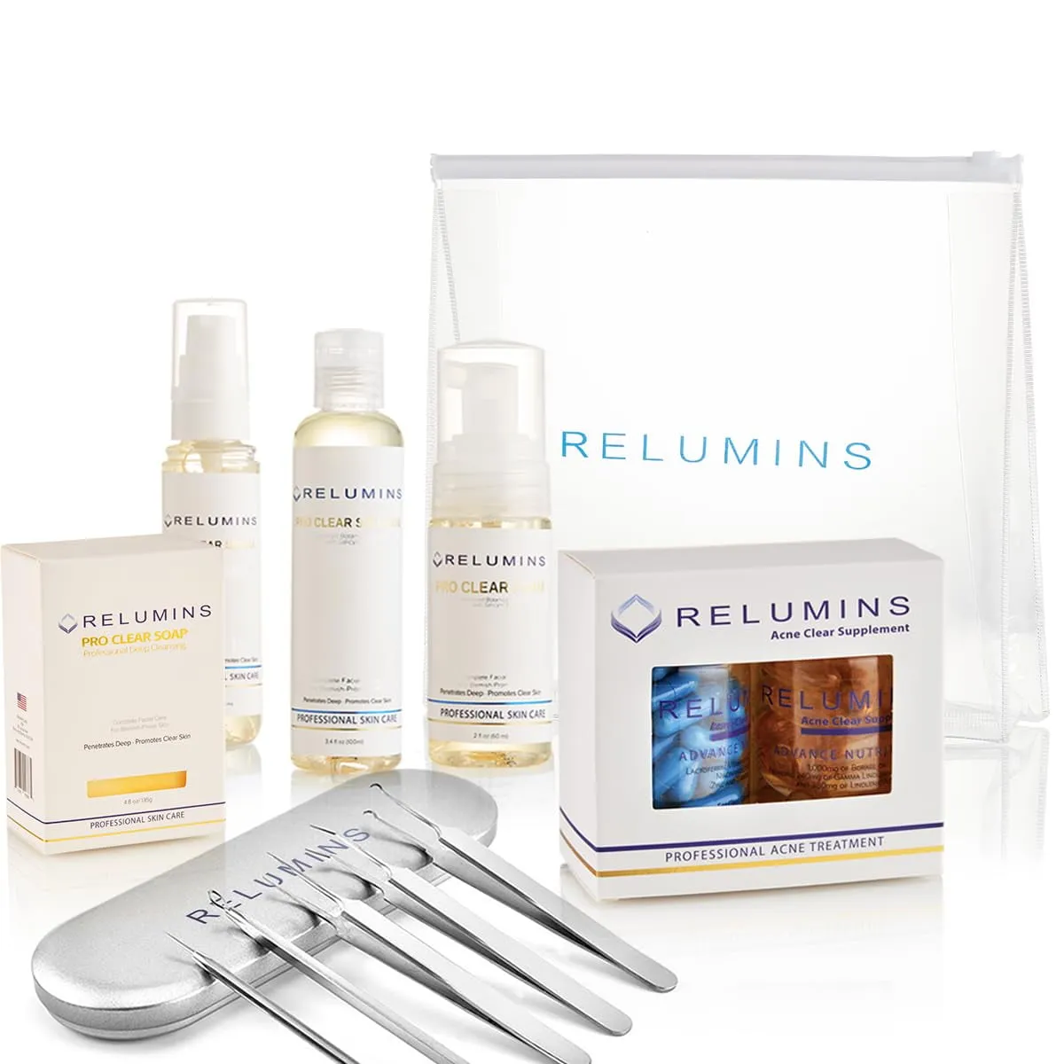 Relumins Professional Clear Skincare Set 6 Piece
