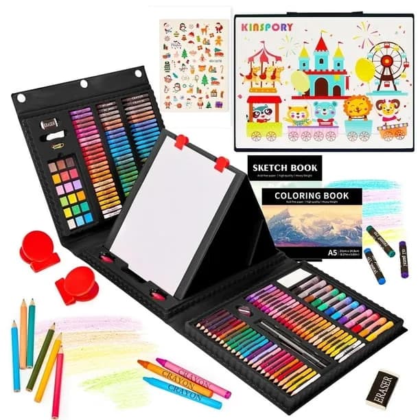 Kinspory 290 Pack Drawing Coloring Art Set with