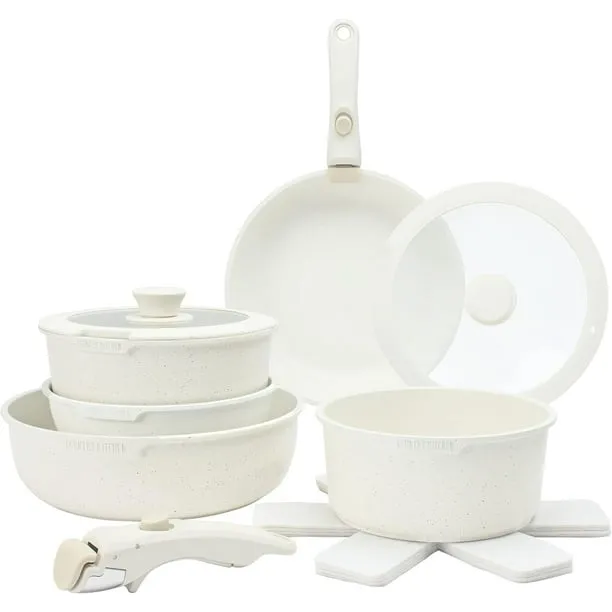 Country Kitchen 13 Pc Pots and Pans Set with