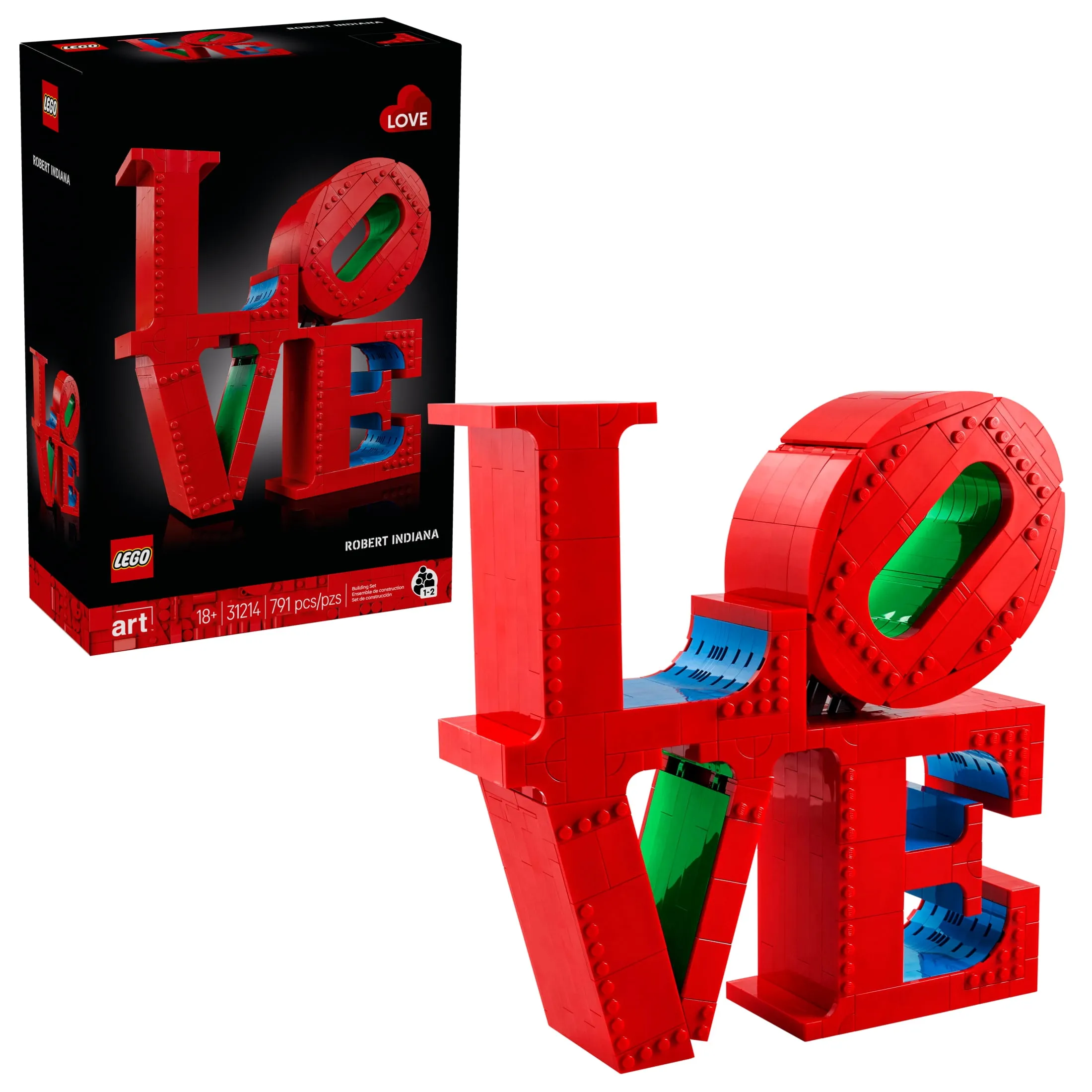 Lego Art Love Collectible Building Set DIY Kit for