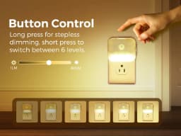 Zisuyu 2 Pack Dimmable Motion Sensor LED Night - Thumbnail 11