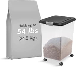 Iris Usa 54 Lbs Airtight Pet Food Container Dog - Thumbnail 2