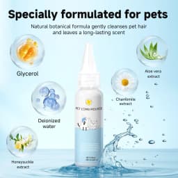 Pet Steam Brush for Dog and Cat Shower Bath Brush - Thumbnail 3