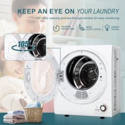 Simzlife 16 Cu Ft Portable Clothes Dryer Electric - Thumbnail 5