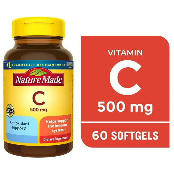 Nature Made Vitamin C 500 Mg Softgels Dietary