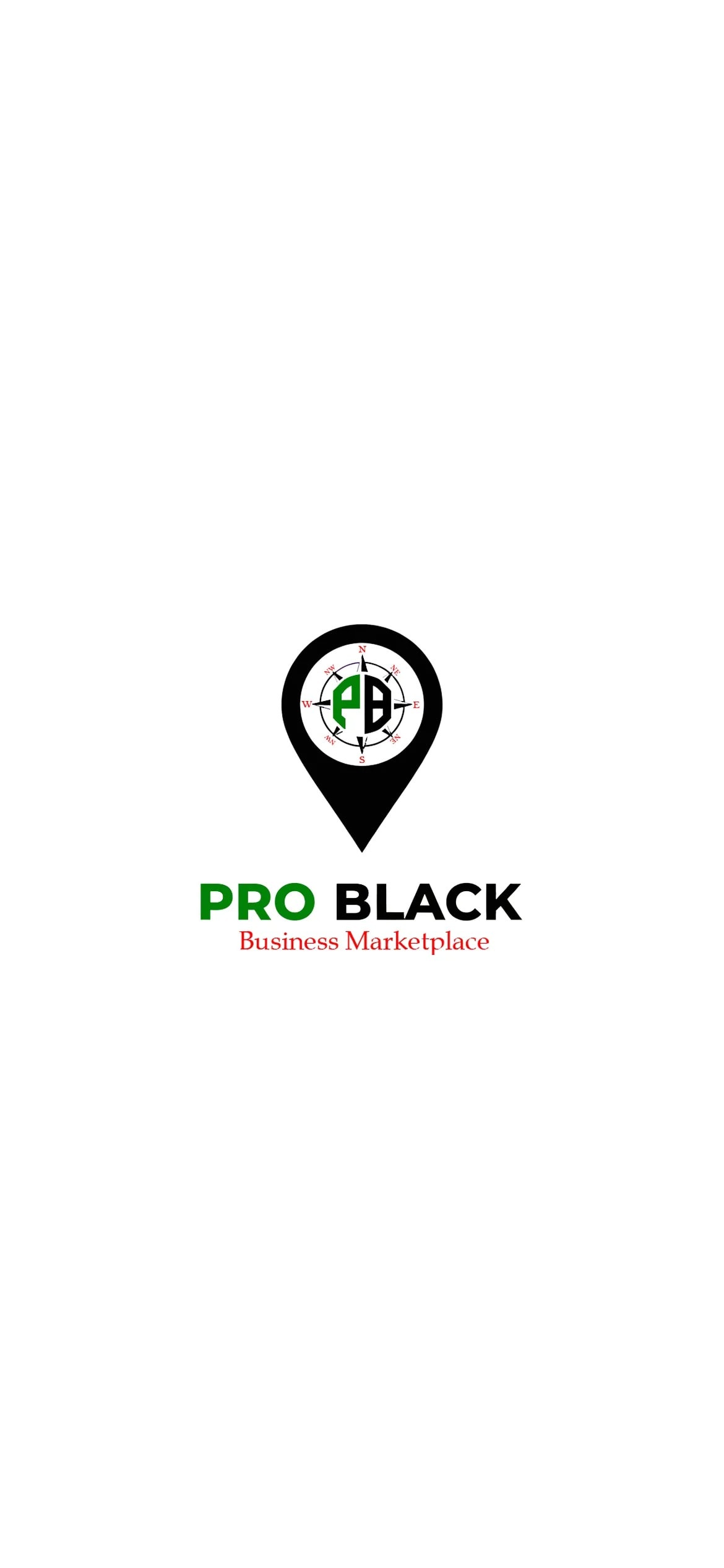 Pro Black mobile app screen