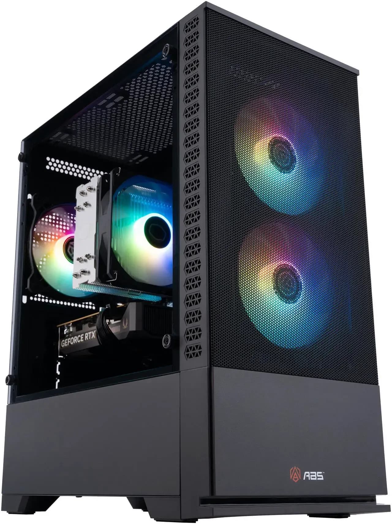 ABS Cyclone Aqua Gaming PC - Windows 11 - Intel Core i7-14700F - GeForce RTX 5060 - DLSS 4 - 16GB DDR4 3200 - 1TB M.2 SSD