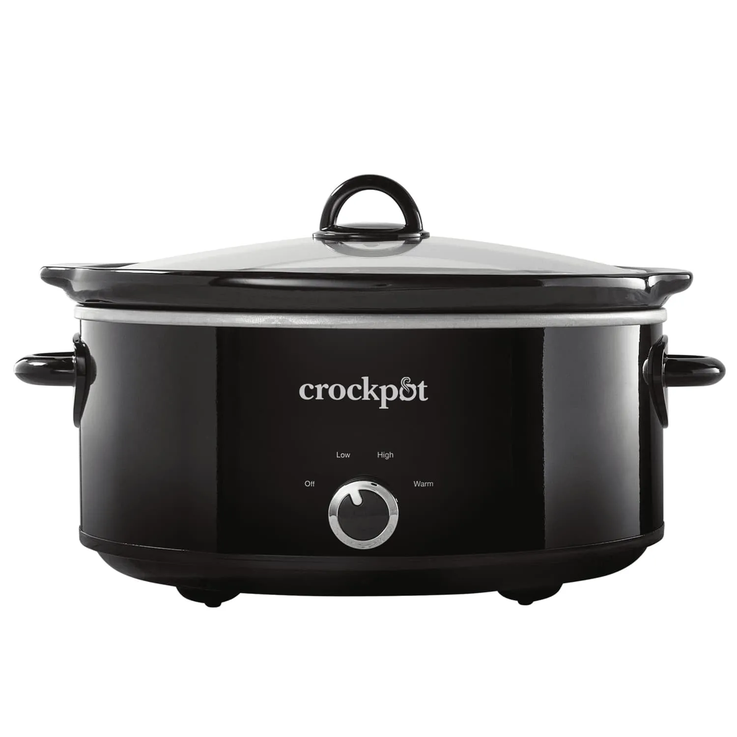 Crock-Pot Manual 7-Quart Slow Cooker, Black