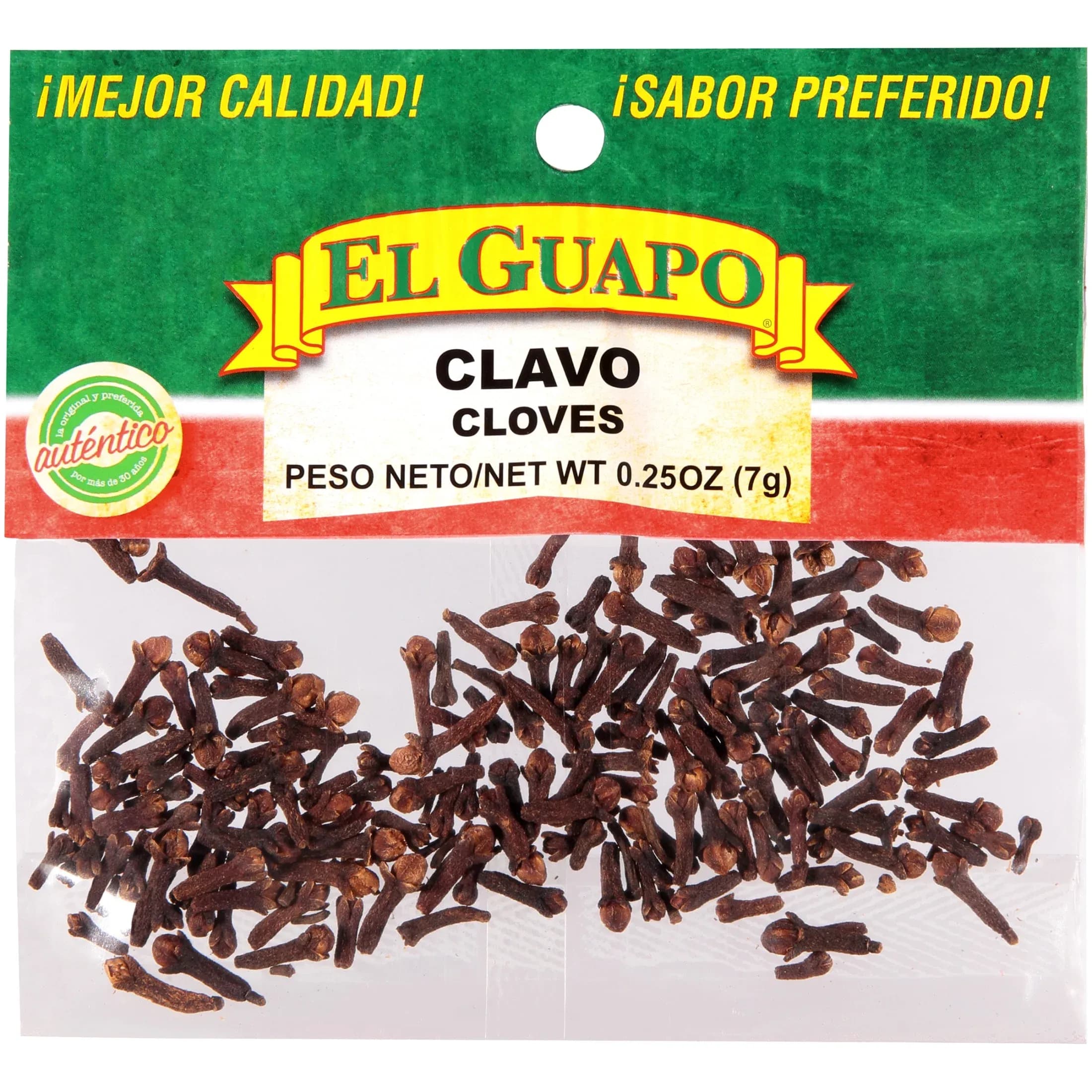 El Guapo Whole Cloves, 0.25 oz Bag