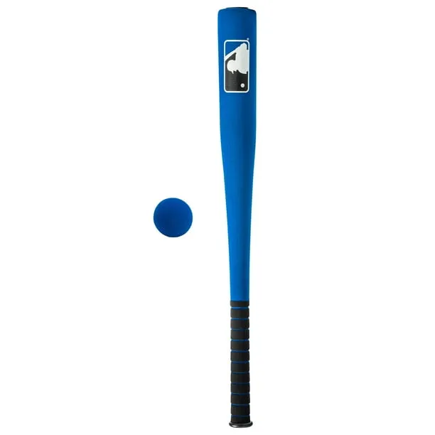 Franklin Sports Mlb Kids Baseball and Bat Set,Foam Blue, 27"