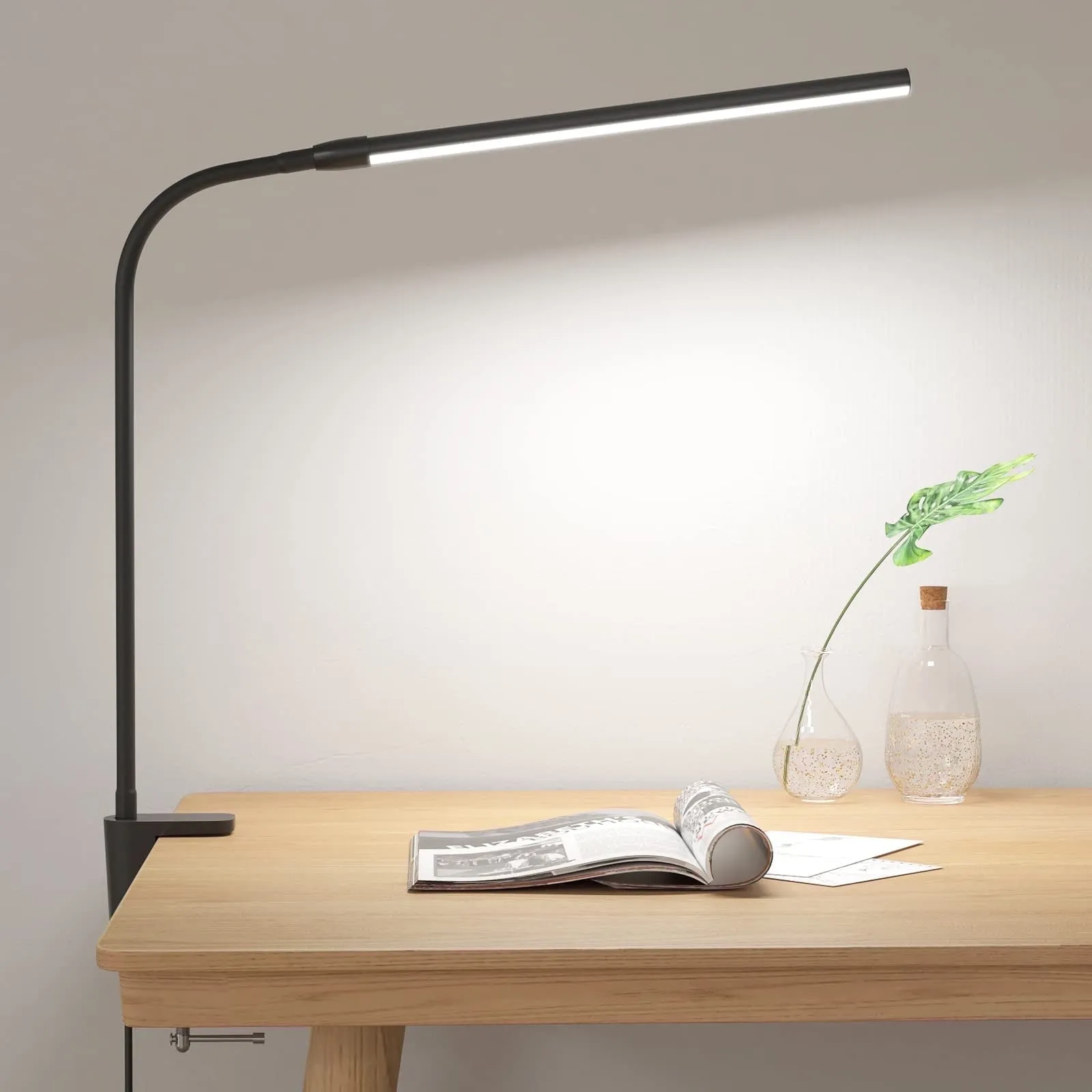 Lepro LED Clip on Desk Lamp Dimmable USB Reading