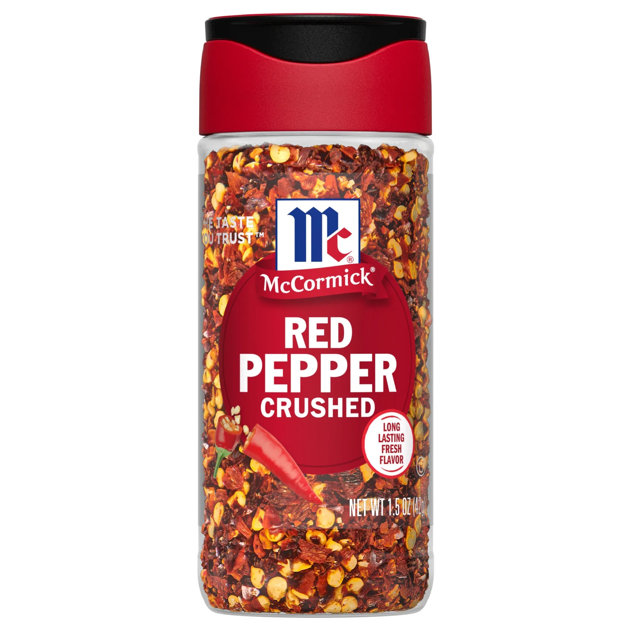 McCormick Non-GMO Kosher Crushed Red Pepper, 1.5 oz Bottle