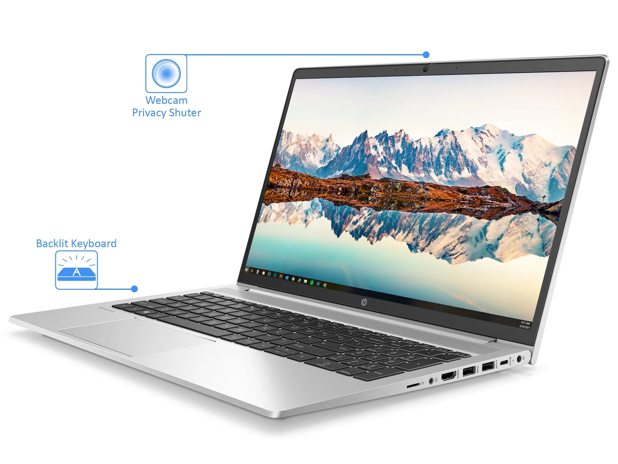 Pre-Owned HP ProBook 445 G8 Laptop, 14" IPS FHD Display, AMD Ryzen 5 5600U Upto 4.2GHz, 32GB RAM, 512GB NVMe SSD
