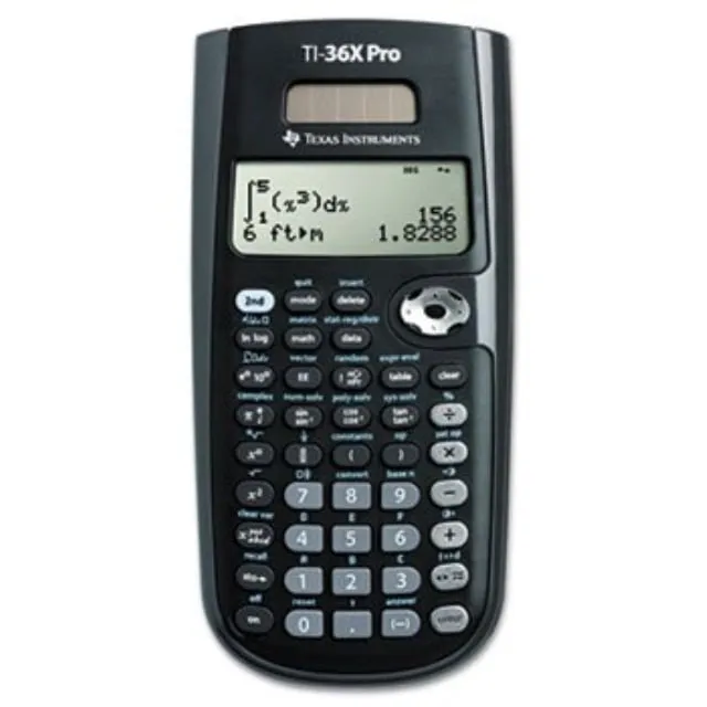 texas instruments ti-36x pro scientific calculator, 16-digit lcd