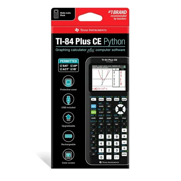 Texas Instruments TI-84 Plus CE Python Graphing Calculator