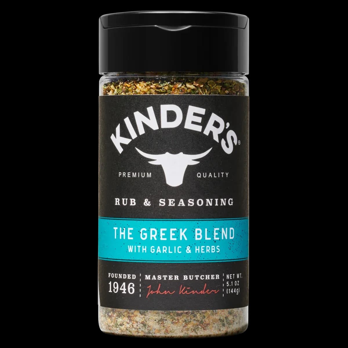 Kinder's The Greek Blend Barbecue Rub and Seasoning for Grilling, 5 oz