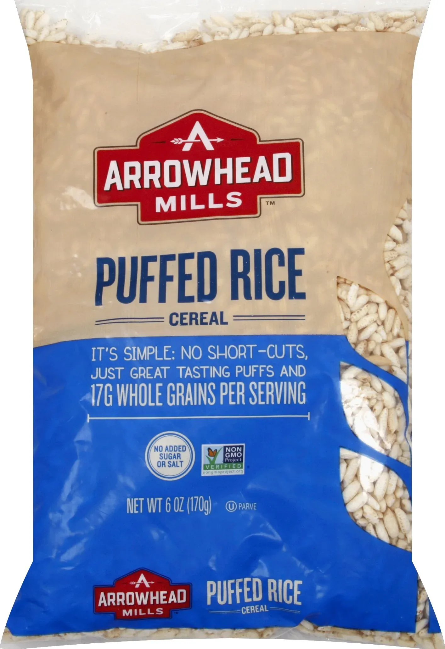 Arrowhead Mills Puffed Rice, 6 oz