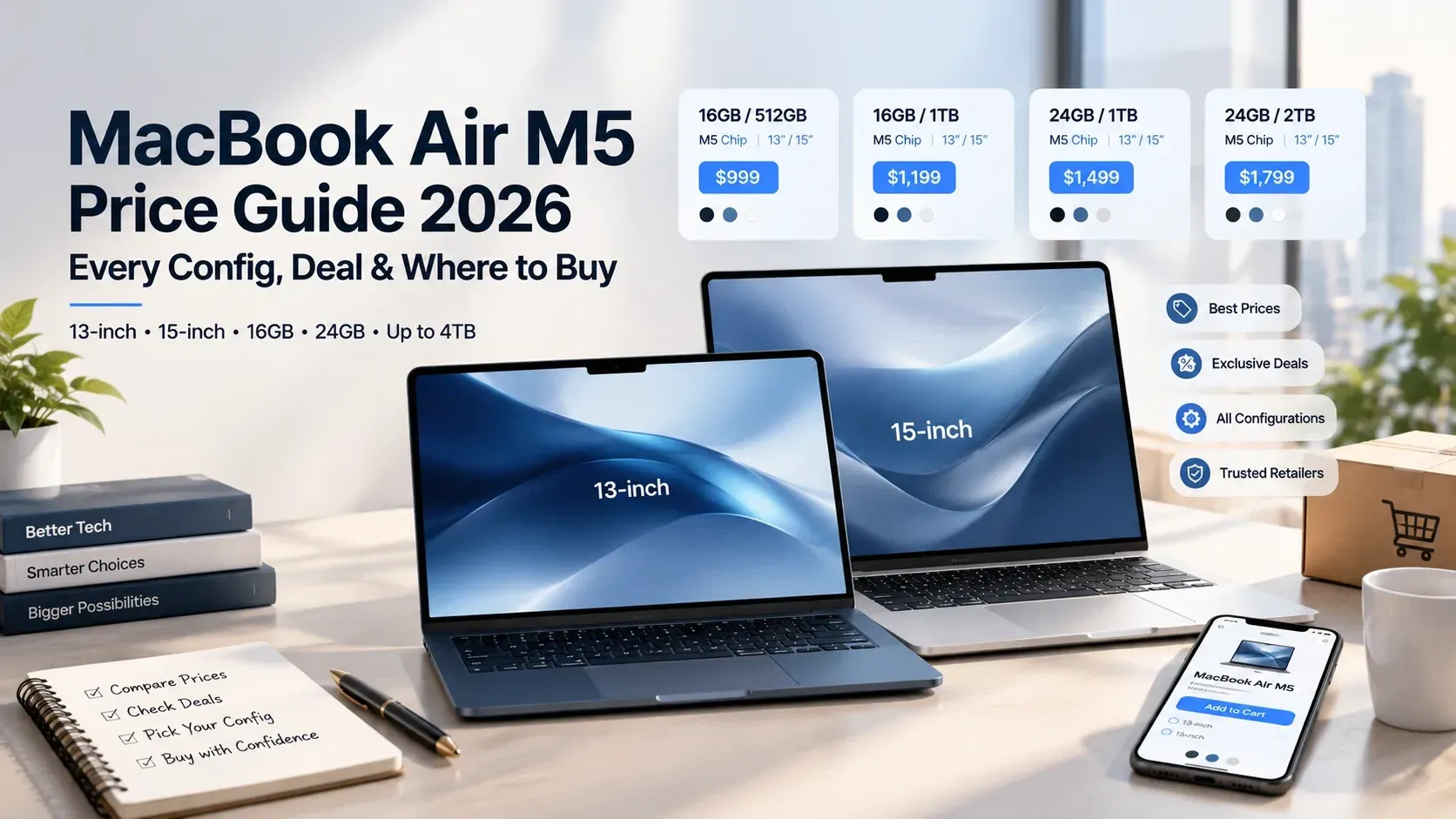 MacBook Air M5 Price Guide 2026: Every Configuration, Deal and Where to Buy