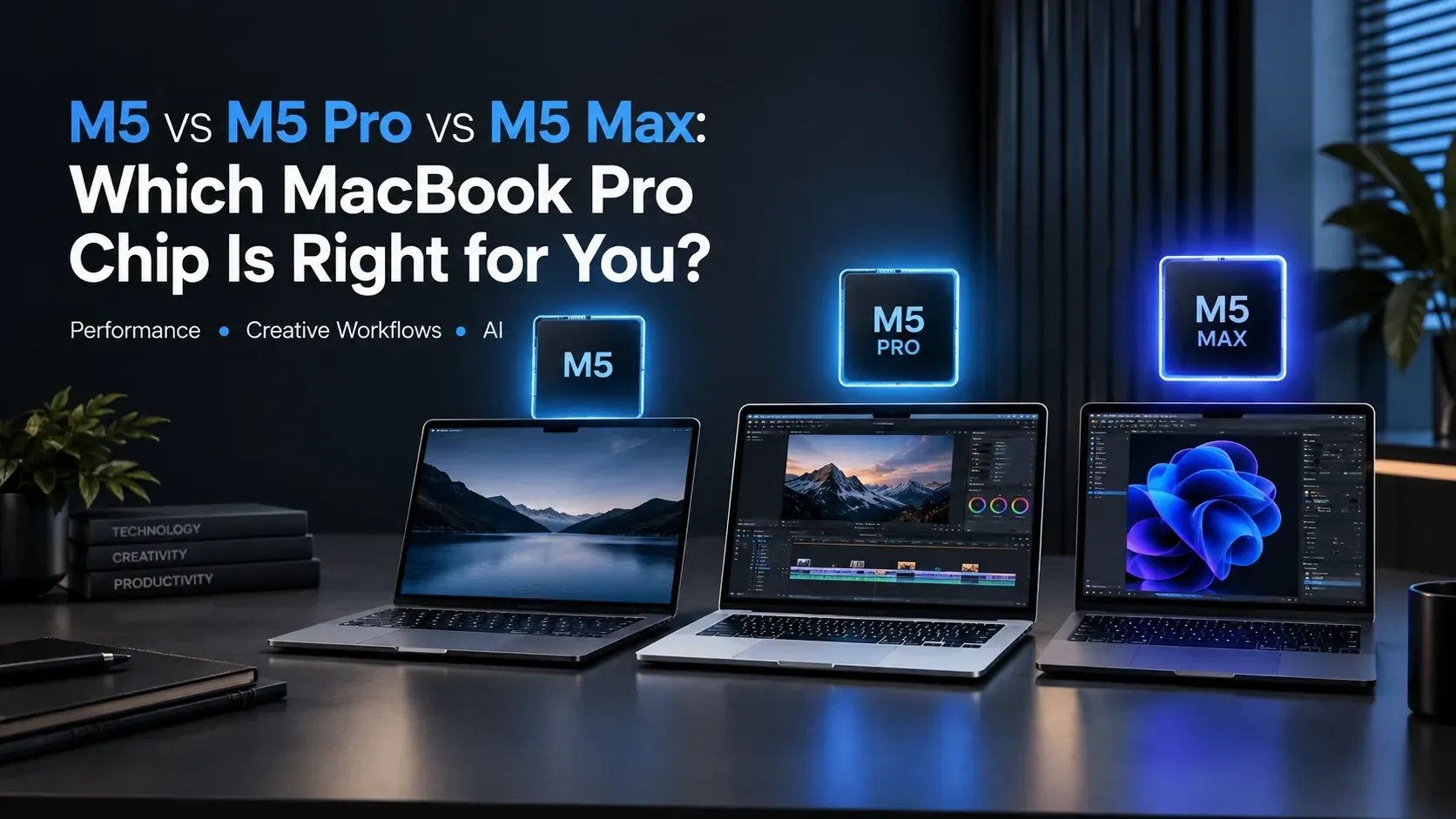 M5 vs M5 Pro vs M5 Max: Which Apple Chip Should You Choose in 2026?