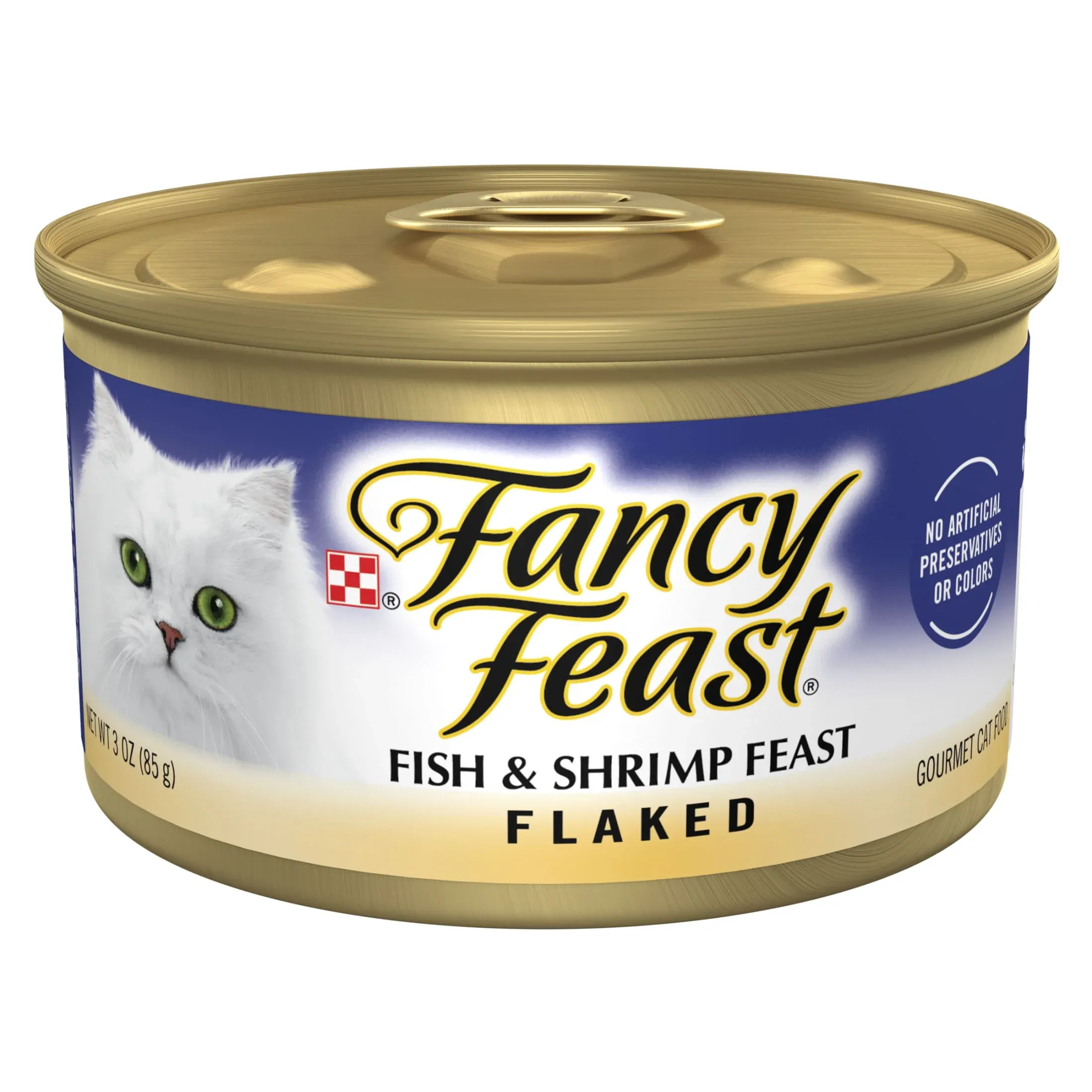 Purina Fancy Feast Fish & Shrimp Feast Flaked Wet Cat Food, 3 oz Can