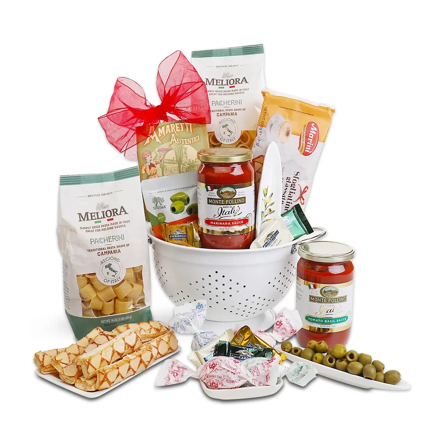 Alder Creek Gift Baskets Tastes of Italy Gift Set (7 Items per Gift)