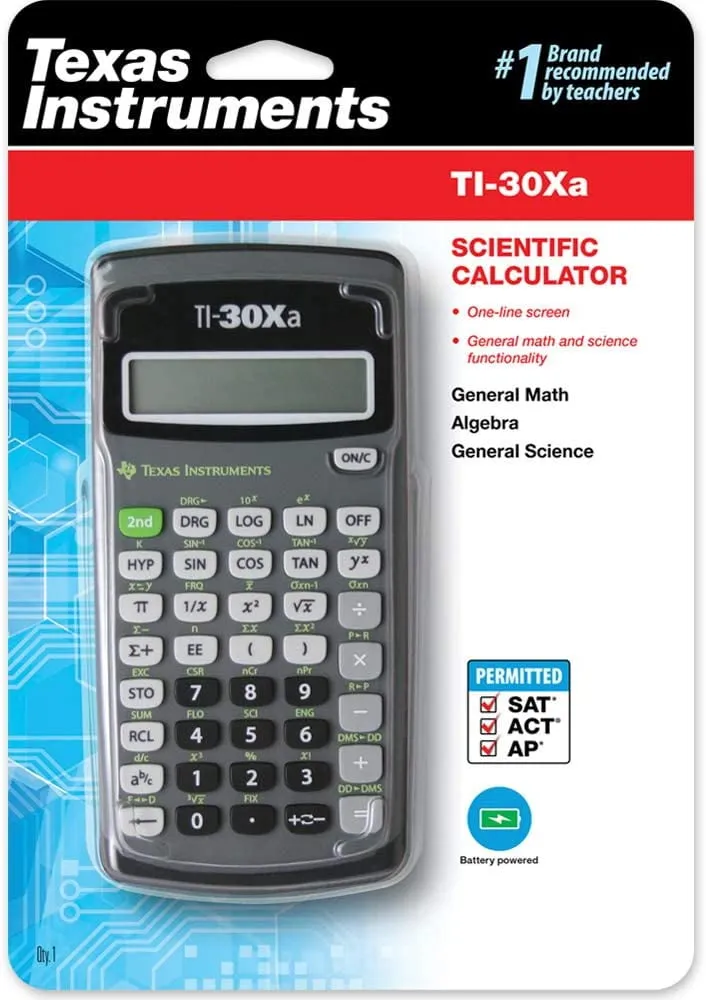 default Texas Instruments TI-30Xa Scientific Calculator