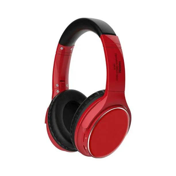 Wireless Bluetooth Headphones, Noise Cancelling Over-Ear Design with Long Playtime, Comfortable Fit for Work, Travel, Ga